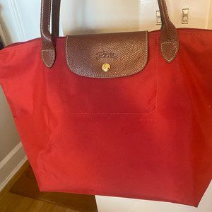 Longchamp Large Le Pliage - Red